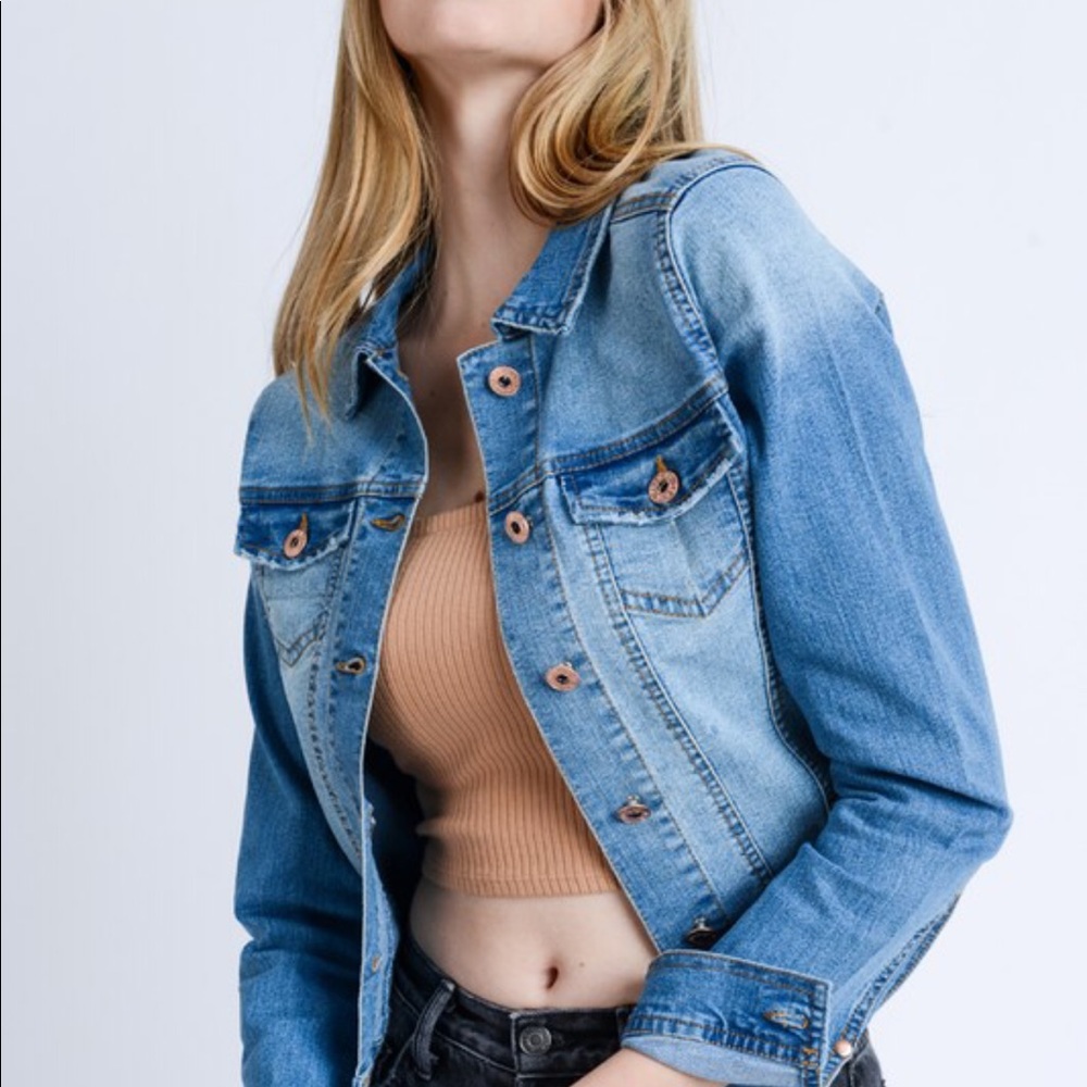 Classic Blue Denim Jean Jacket
